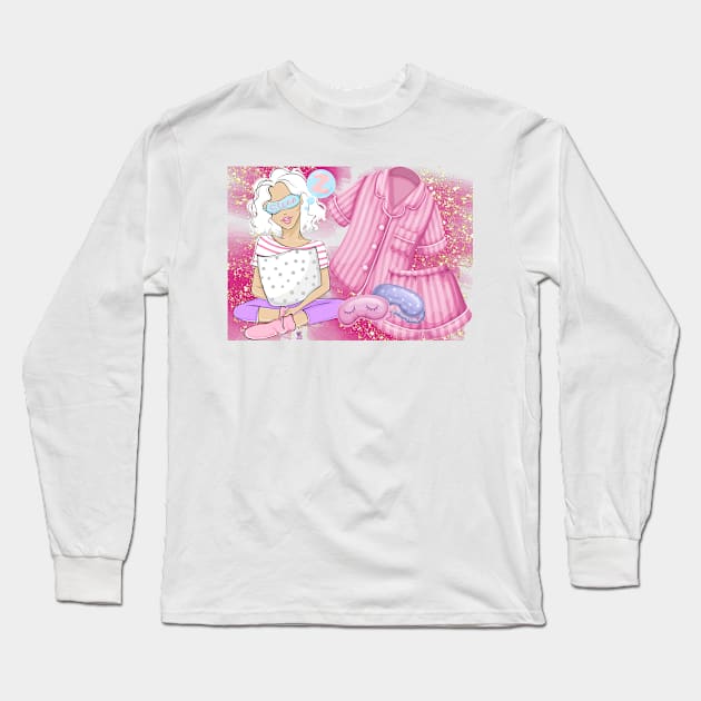 Good Night, girl Long Sleeve T-Shirt by Viper Unconvetional Concept